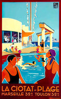 CiotatPlage Advert A4 Photo Print