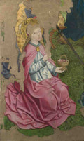 Circle of the Master of Liesborn Saint Dorothy A4 Photo Print