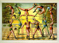 Circus Acrobatics 1891 Vintage A4 Photo Print