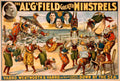 Circus Al Field Greater Minstrels 1905 Vintage A4 Photo Print