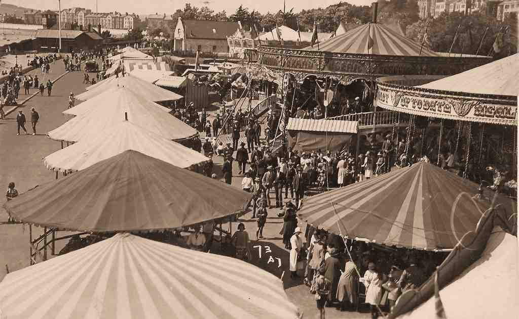 Circus Anderton And Rowlands Fair Vintage A4 Photo Print