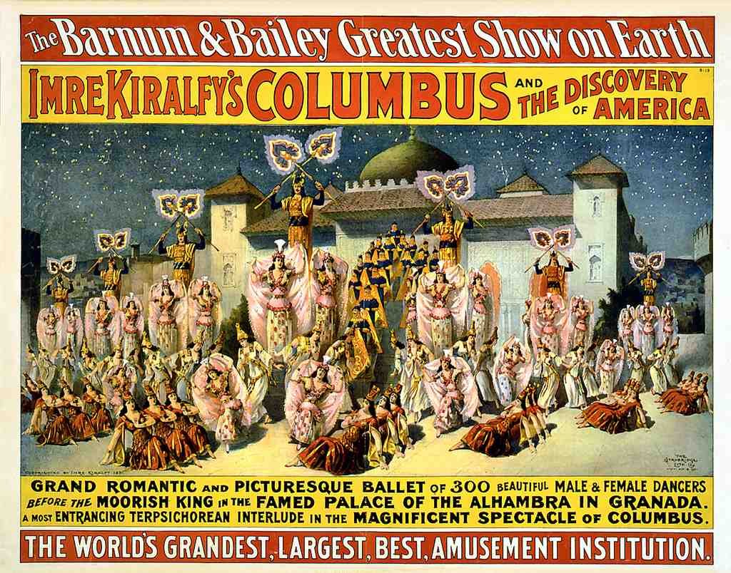 Circus Barnum Bailey 1891 Vintage A4 Photo Print