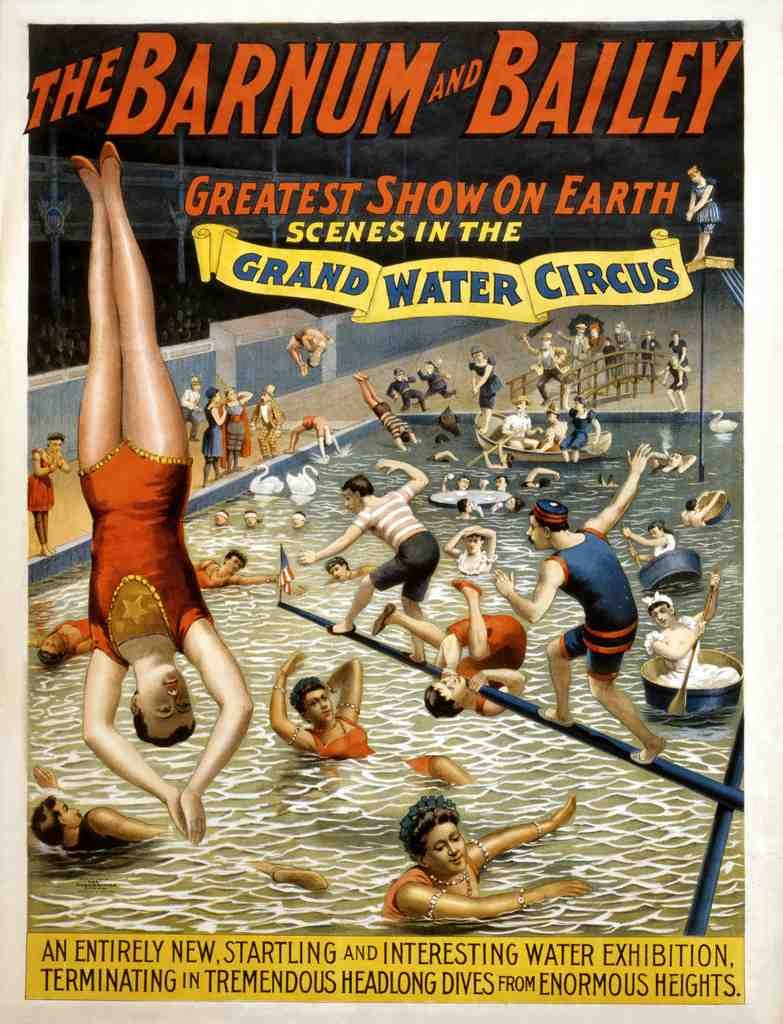 Circus Barnum Bailey 1895b Vintage A4 Photo Print