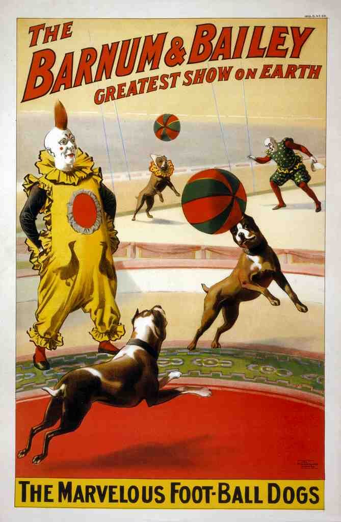 Circus Barnum Bailey 1903 Vintage A4 Photo Print