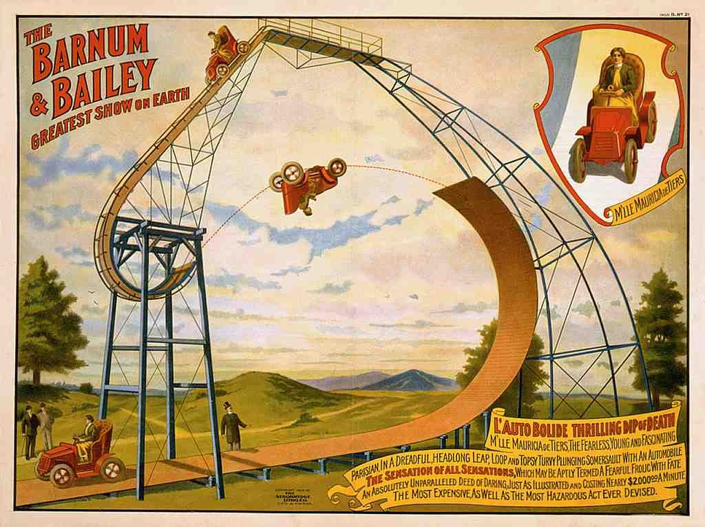 Circus Barnum Bailey 1905 Vintage A4 Photo Print