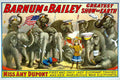 Circus Barnum Bailey Vintage A4 Photo Print
