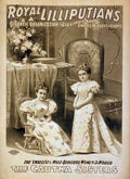 Circus Cautna Sisters Vintage A4 Photo Print