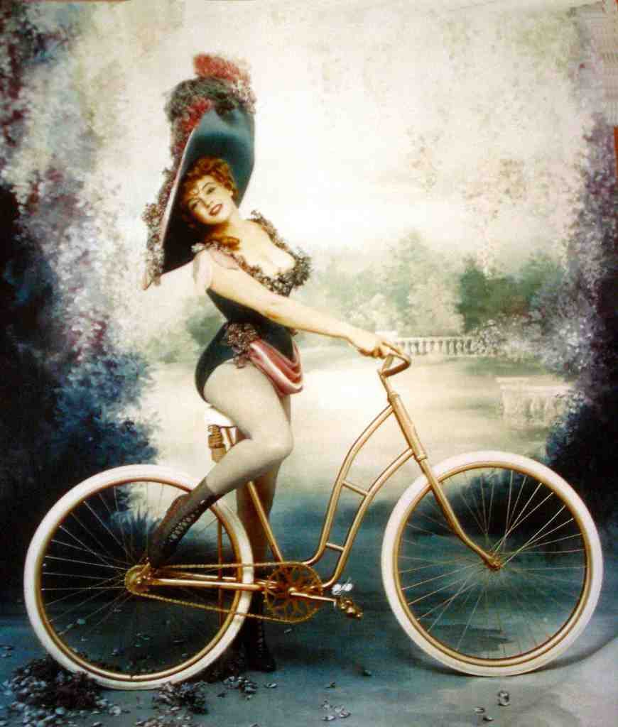 Circus Cycle Performer Vintage A4 Photo Print