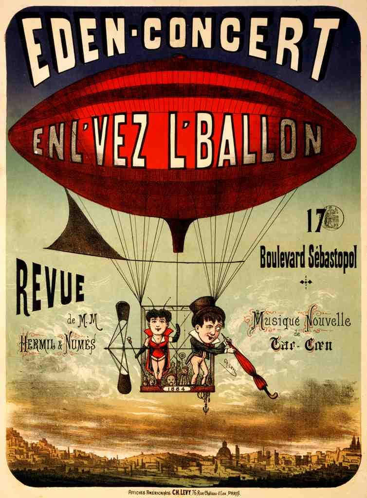 Circus Eden Concert 1884 Vintage A4 Photo Print