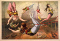 Circus Female Acrobats 1890 Vintage A4 Photo Print