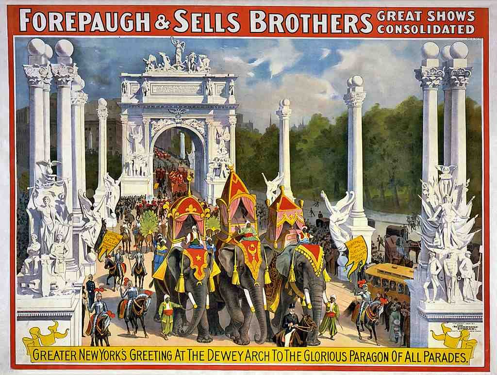 Circus Forepaugh Sells Brothers 1900e Vintage A4 Photo Print