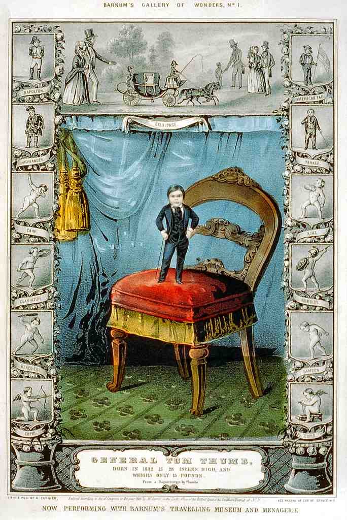 Circus General Tom Thumb 1849 Vintage A4 Photo Print