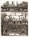 Circus Gymnasium And Acrobatics 1850 Vintage A4 Photo Print