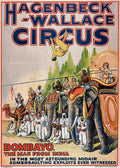 Circus Hagenbeck Vintage A4 Photo Print