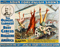 Circus Human Flies Vintage A4 Photo Print