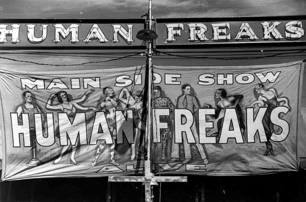 Circus Human Freaks 1941 Vintage A4 Photo Print