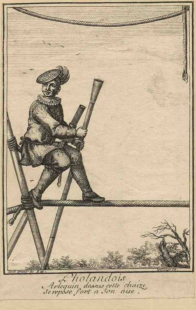 Circus L Holandois 17thc 2 Vintage A4 Photo Print