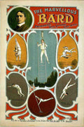 Circus Marvellous Bard Vintage A4 Photo Print