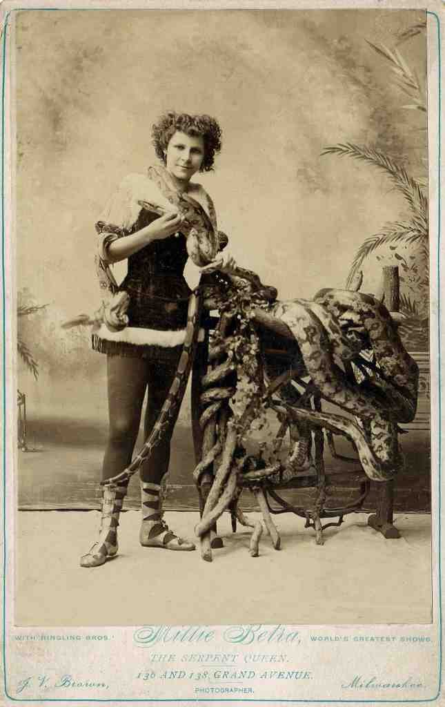 Circus Millie Betra Vintage A4 Photo Print