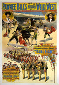 Circus Pawnee Bill 1898 Vintage A4 Photo Print