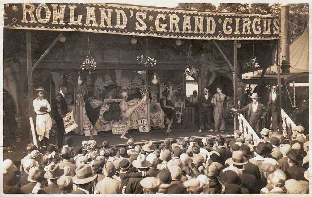 Circus Rowlands Vintage A4 Photo Print