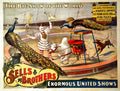 Circus Sells Brothers 1895d Vintage A4 Photo Print