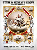 Circus Stone Murray 1870 Vintage A4 Photo Print