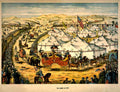 Circus The Grand Lay Out 1874 Vintage A4 Photo Print