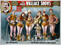 Circus The Great Wallace 1898b Vintage A4 Photo Print