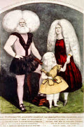 Circus The Wonderful Albino Family Vintage A4 Photo Print