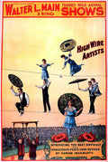 Circus Walter Main Vintage A4 Photo Print