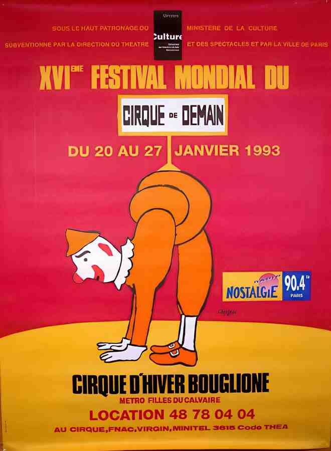 CirqueDHiver Vintage Advert A4 Photo Print