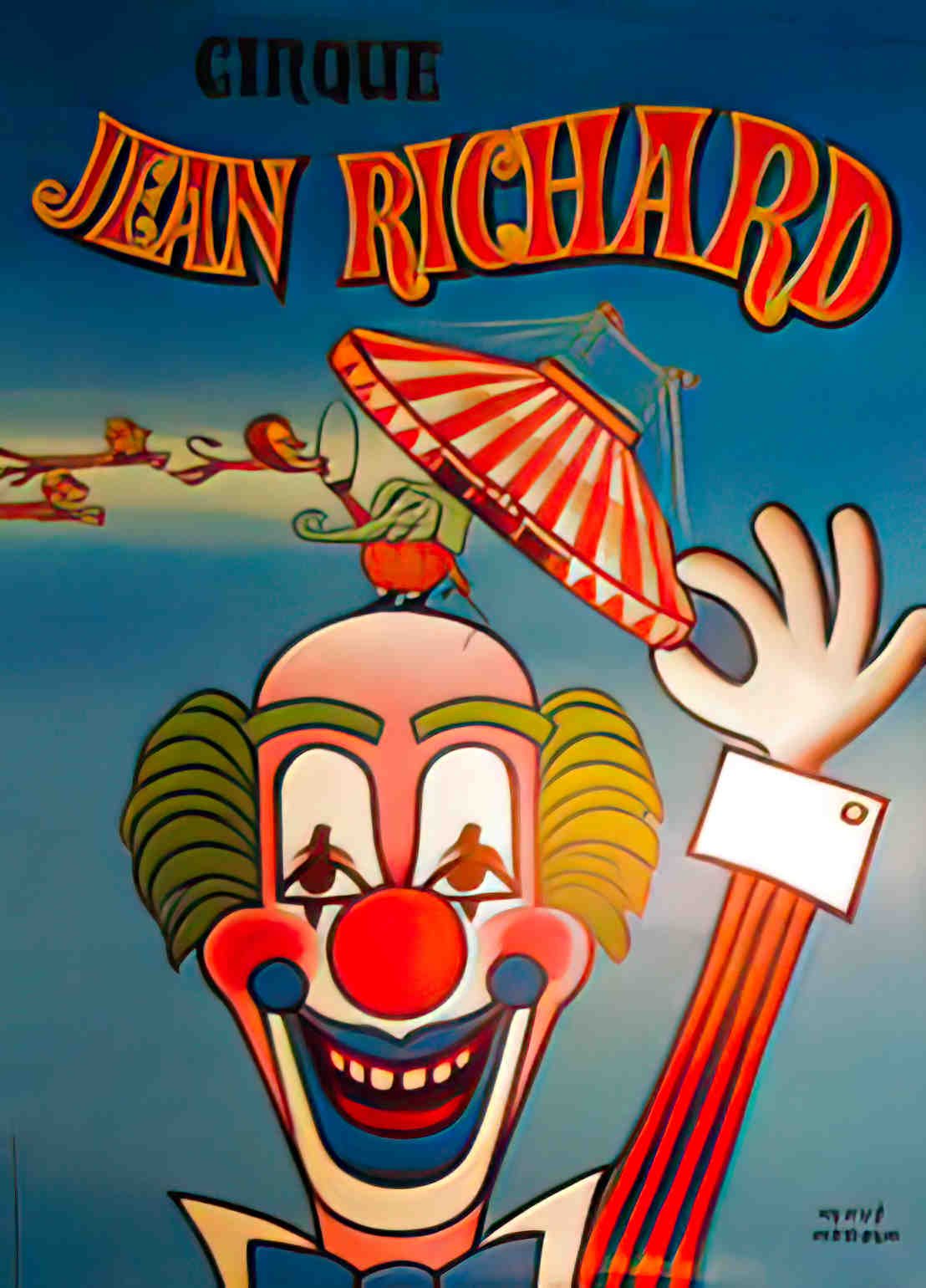 CirqueRichard Advert A4 Photo Print
