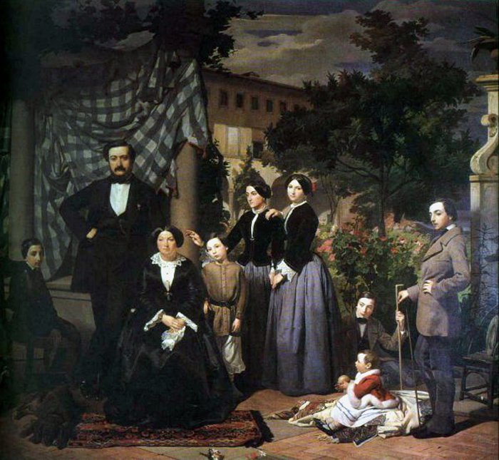 Ciseri Antonio La Famiglia Bianchini 1853 5 Art A4 Photo Print