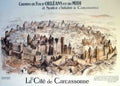 Cite de Carcassonne Vintage Advert A4 Photo Print