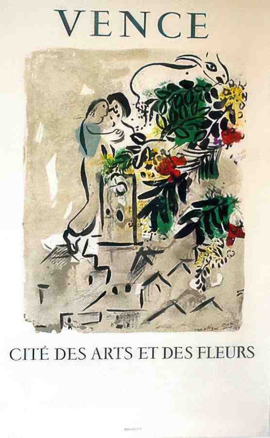 Cite des Arts by Chagall Vintage Advert A4 Photo Print