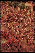 Cities 242007 Fireman's Band And Canada Day Crowds A4 Limited Edition Watercolour Print