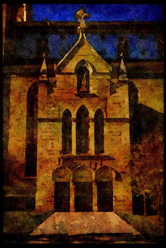 Cities 242020 Cathedral From St Patrick Street (Basilica Of Notre Dame) A4 Limited Edition Watercolour Print