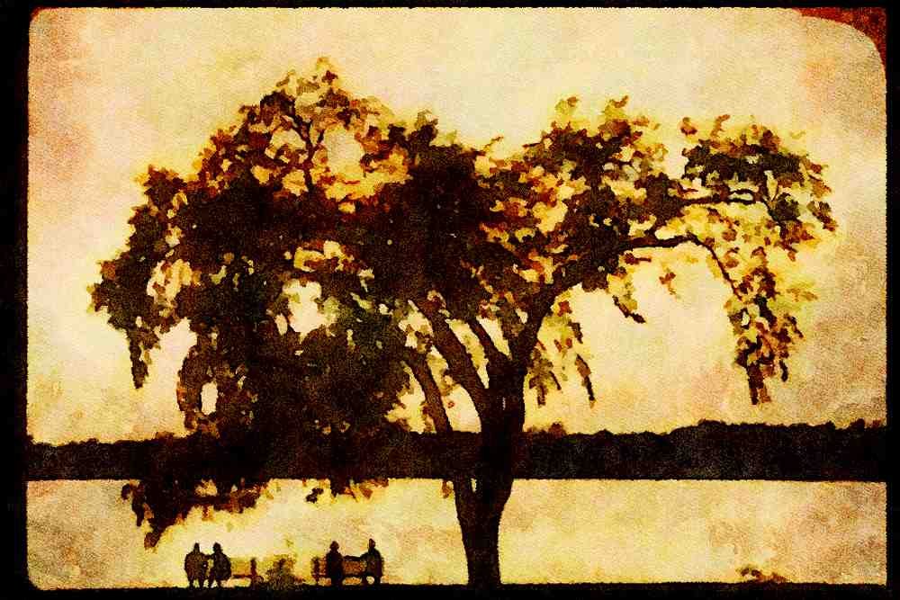 Cities 242029 Bicycle Path On Ottawa River Parkway A4 Limited Edition Watercolour Print