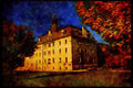 Cities 242030 Académie De La Salle In Autumn, Heritage Building A4 Limited Edition Watercolour Print