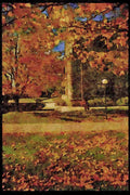 Cities 242035 Grounds Around War Museum A4 Limited Edition Watercolour Print