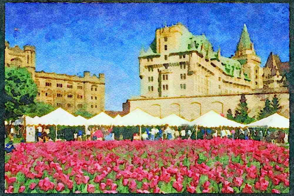 Cities 242048 C.M.C.P. Promenade A4 Limited Edition Watercolour Print