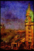 Cities 242050 Rooftop View Of C.M.C.P. A4 Limited Edition Watercolour Print