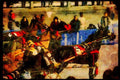 Cities 242060 Harness Racing On Canal, Winterlude A4 Limited Edition Watercolour Print