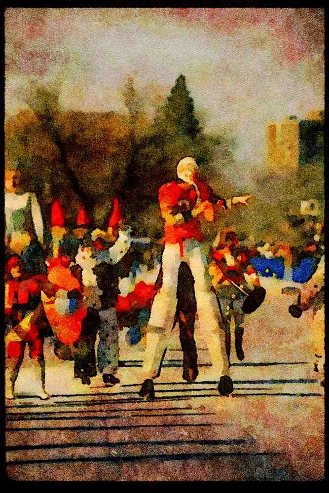 Cities 242061 Winter, Fun Seekers A4 Limited Edition Watercolour Print