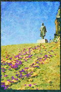 Cities 242066 Sir Wilfrid Laurier Statue, Parliament Hill A4 Limited Edition Watercolour Print