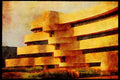 Cities 242074 Golden Light On Museum Of Civilisation A4 Limited Edition Watercolour Print