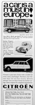 Citroen Station Wagon Vintage Retro Advert Poster A4 Photo Print