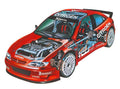Citroen Xsara WRC cutaway A4 Photo Print