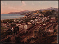 Cityscape Ventimiglia Vintage A4 Photo Print